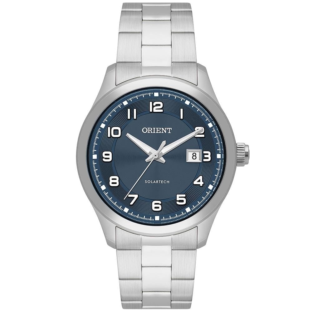Relógio Orient Masculino Ref: Mbss1517 D2sx Casual Solar Prateado