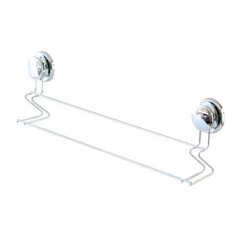 Suporte Porta Toalha Aço Inoxidável Com Ventosa Sem Furo