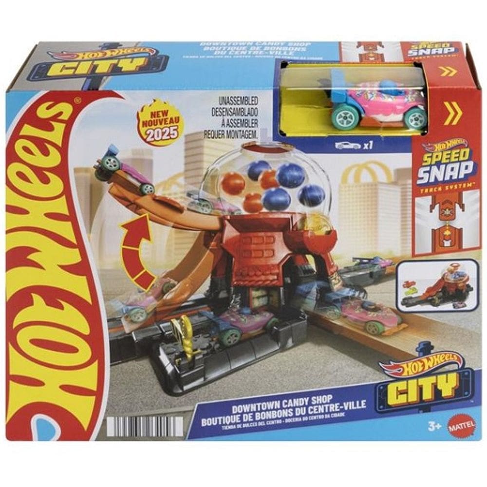 Hot Wheels CITY Downtown Loja de Doces Mattel JBM62