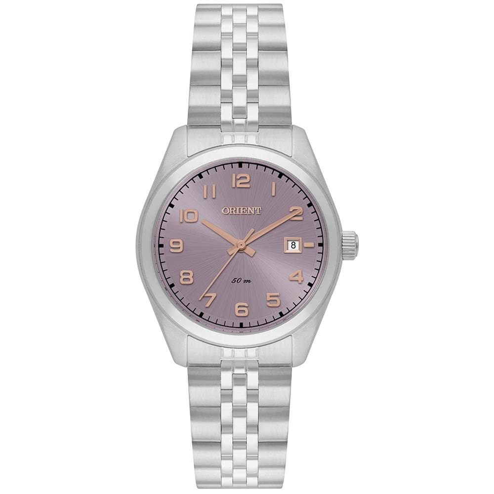 Relógio Orient Feminino Ref: Fbss1206 R2sx Clássico Prateado