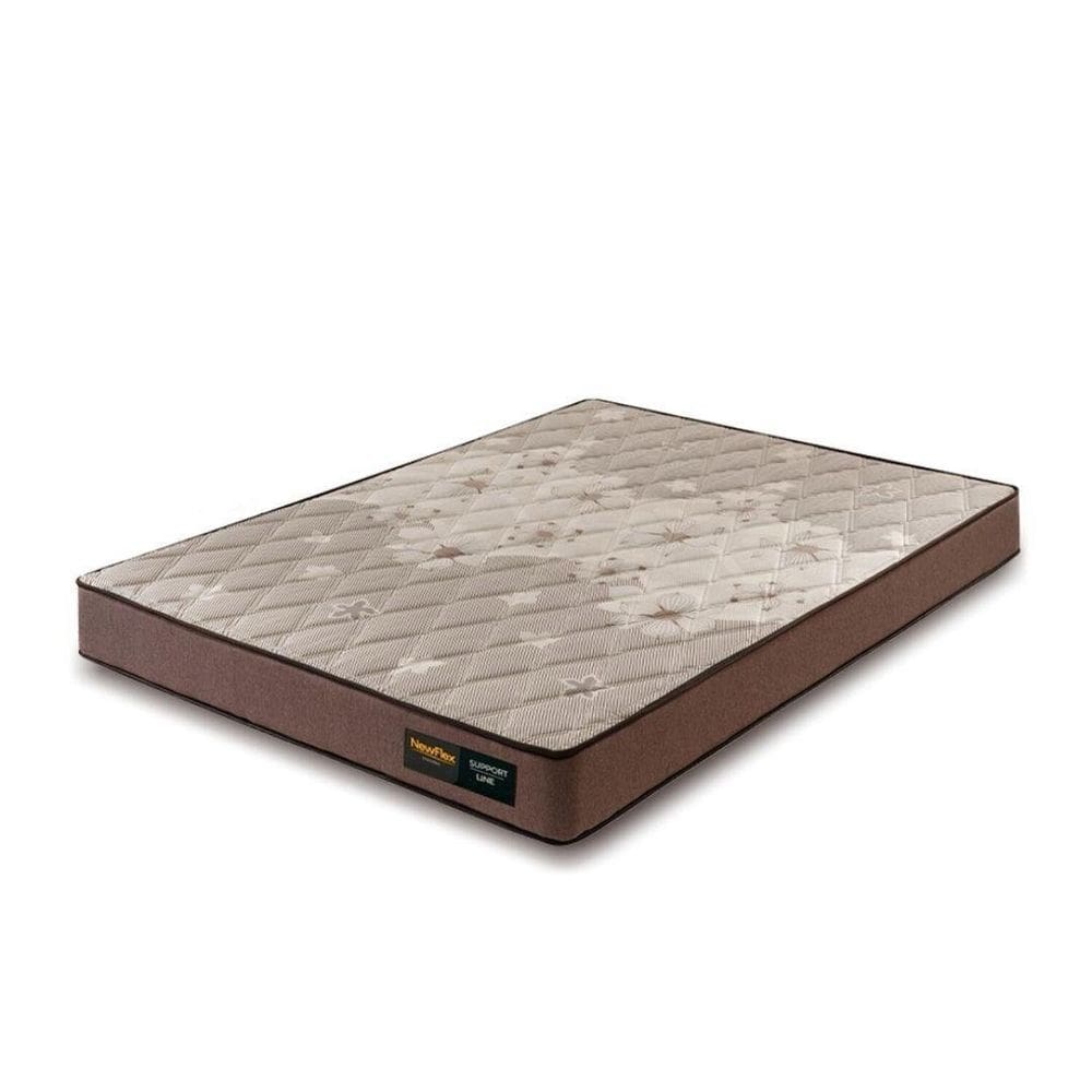 Colchão de Casal D28 138x20cm Newflex Bege/Marrom