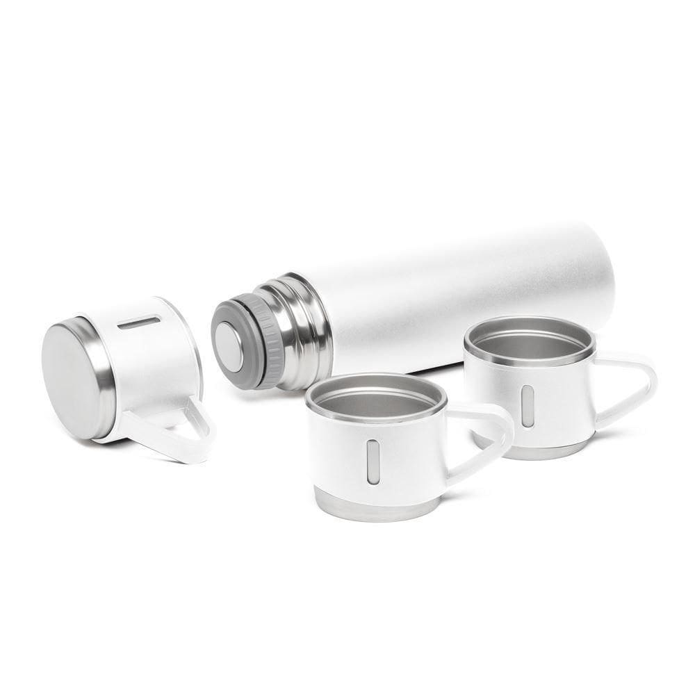 Conjunto Térmico Inox 500ml Com 3 Canecas Brancas – Estilo E Conforto Para Sua Bebida Ideal