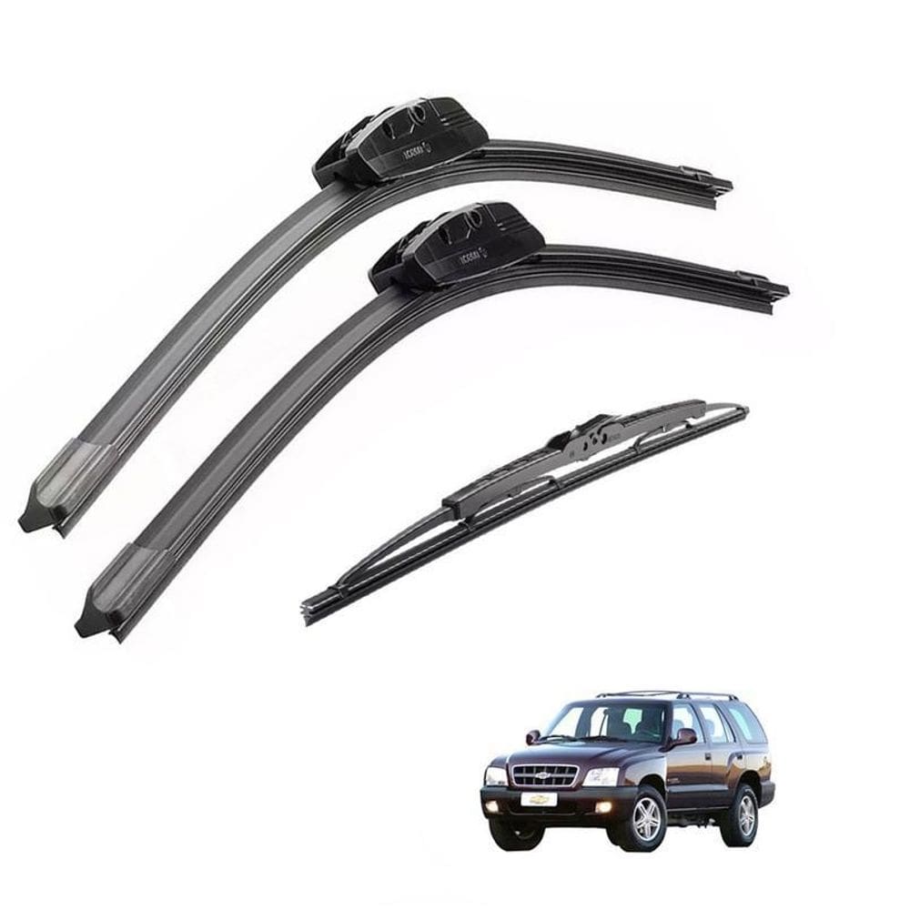Kit Limpador Parabrisa Blazer 2000 2001 2002 2003 2004