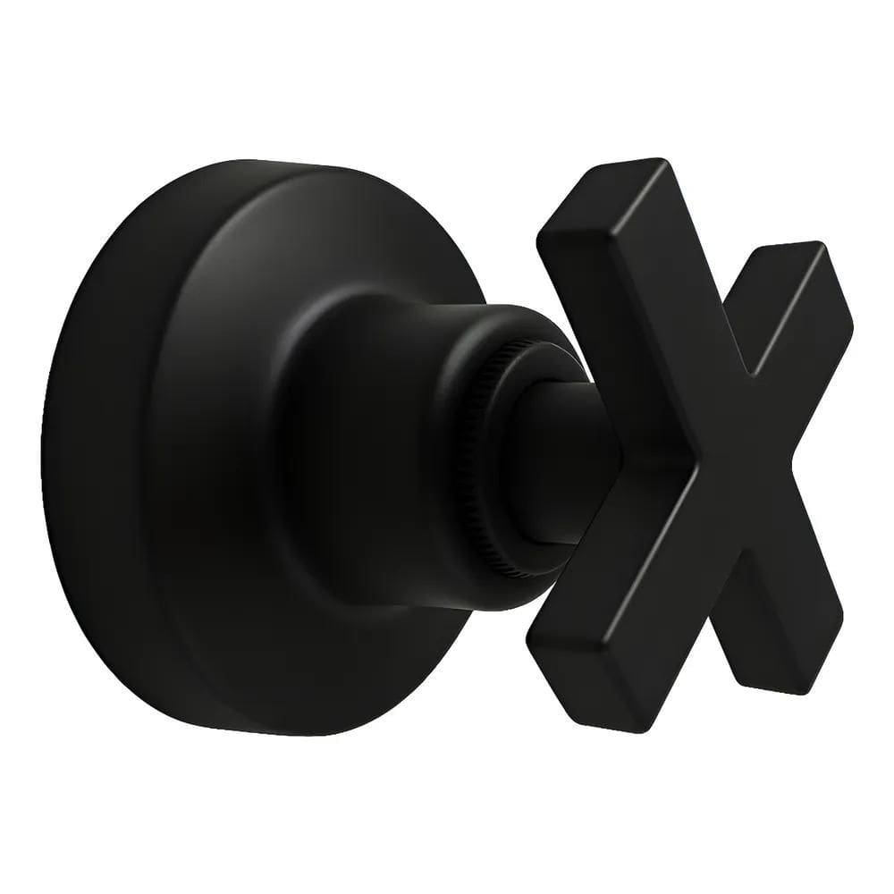 10X Acabamento Preto Cruzeta Registro Estria Deca 3/4 Metal