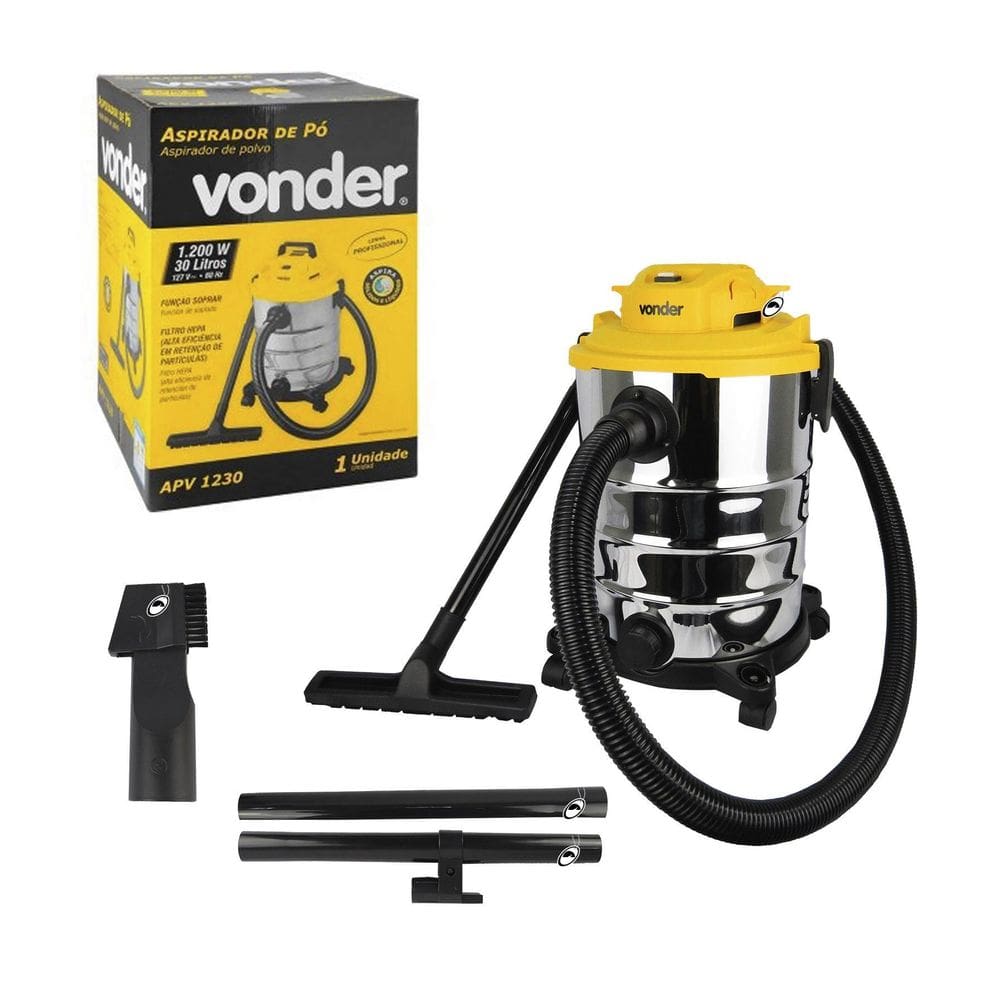Aspirador Pó E Líquidos 1200W 30 Litros Apv 1230 127V Vonder
