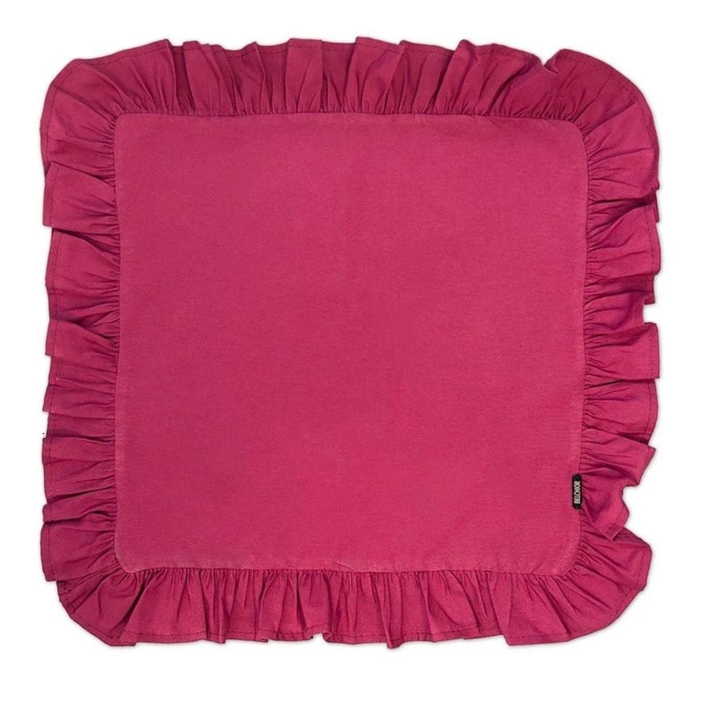 Guardanapo Com Babado Fucsia 147 40Cm Com 2Unid