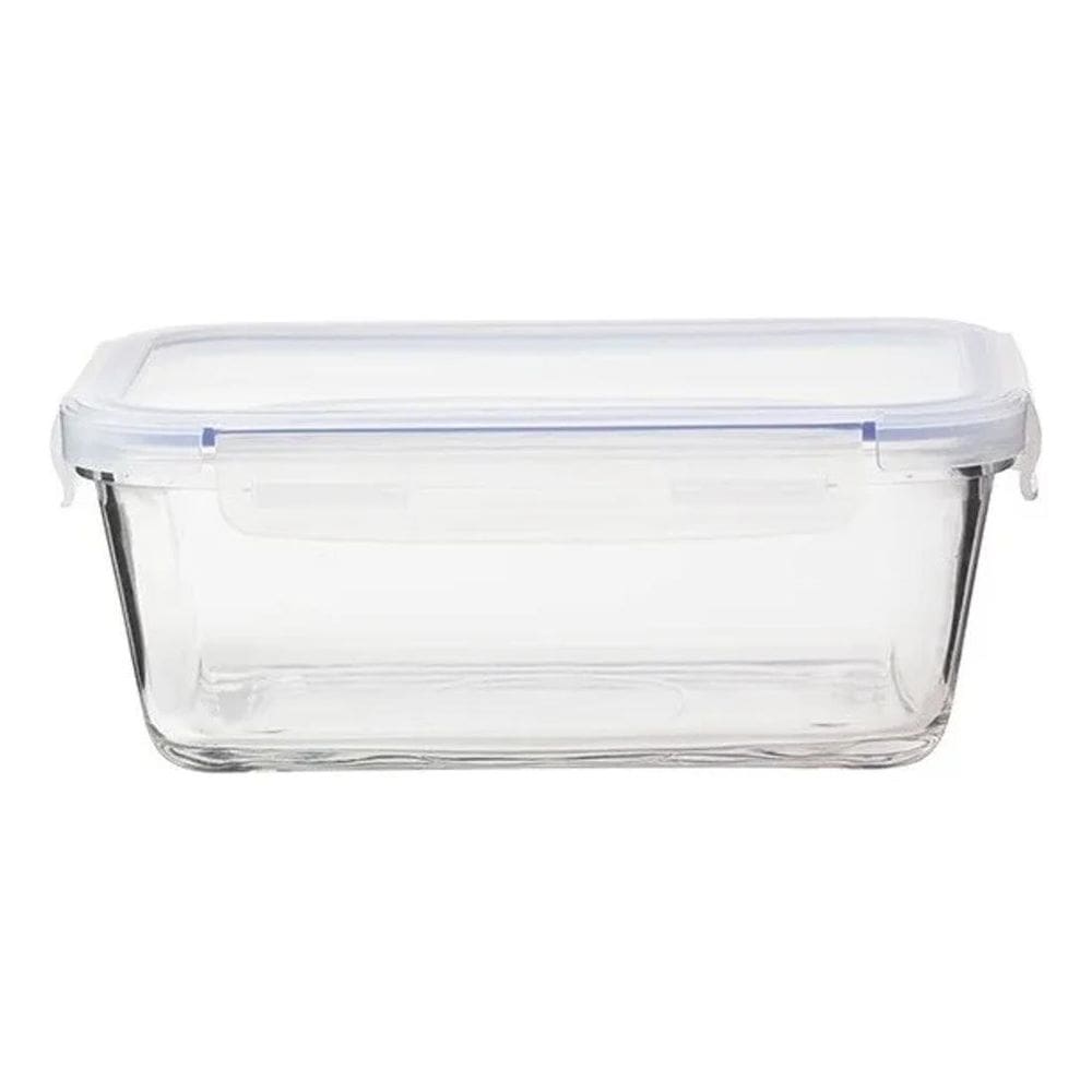 2X Pote De Vidro Hermético Frezzer Forno 1,5 Litro Marmita