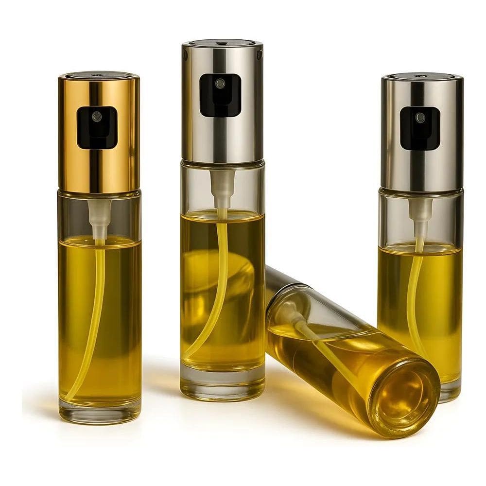 2X Kit 3 Spray De Azeite Borrifador Vinagre Porta Tempero Ól