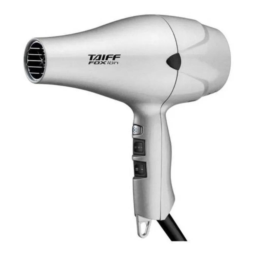 10X Secador De Cabelo Taiffdiamante Fox Íon Prata
