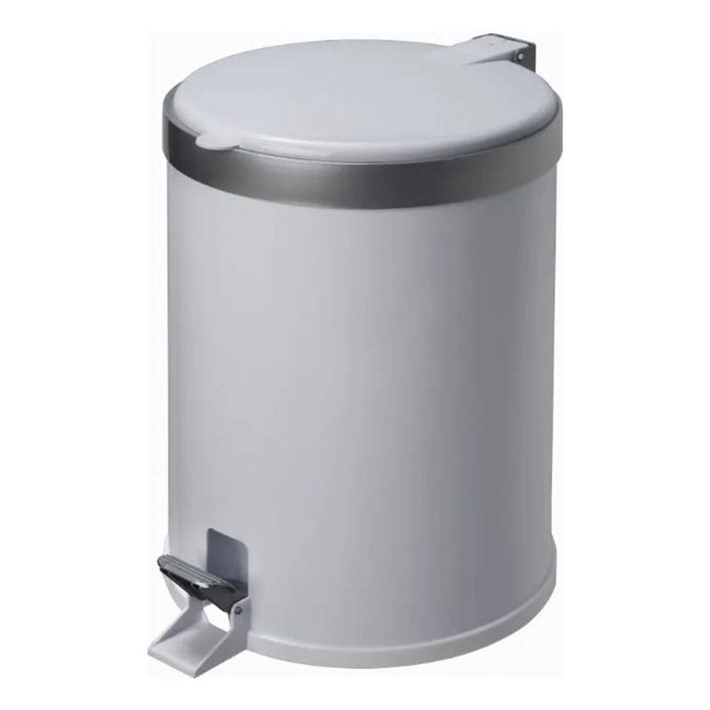 10X Lixeira Banheiro Pedal 5 Litros Plástico Cesto Escritór