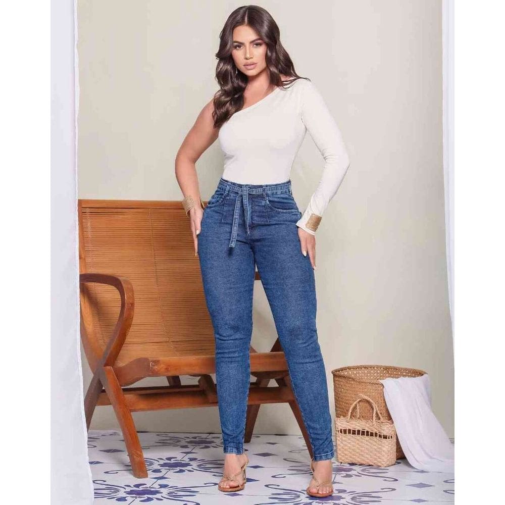 Calça Jeans Feminina Skinny Midi - 31430