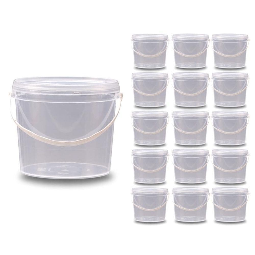 Balde Bpa Free - Kit 15 Pçs