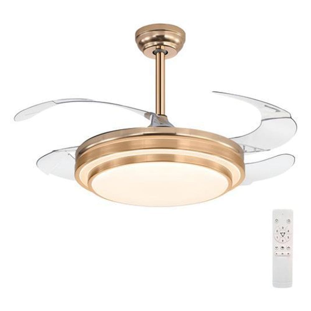 Ventilador Preto 30W Bivolt Inspire Retratil 3 Pas