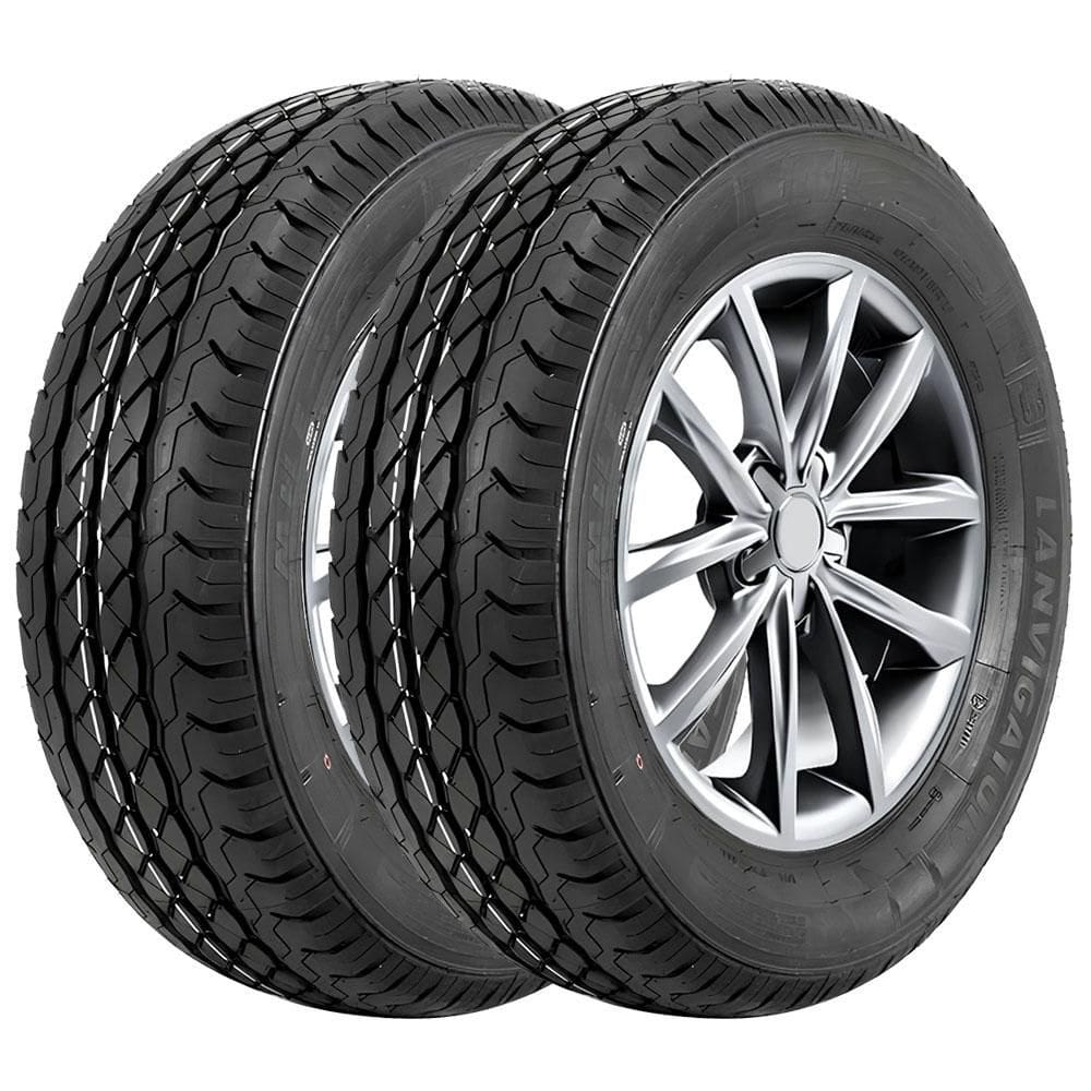 KIT 2 Pneus Lanvigator Mile Max 205/75R16C Aro 16C 110/108R 8 Lonas