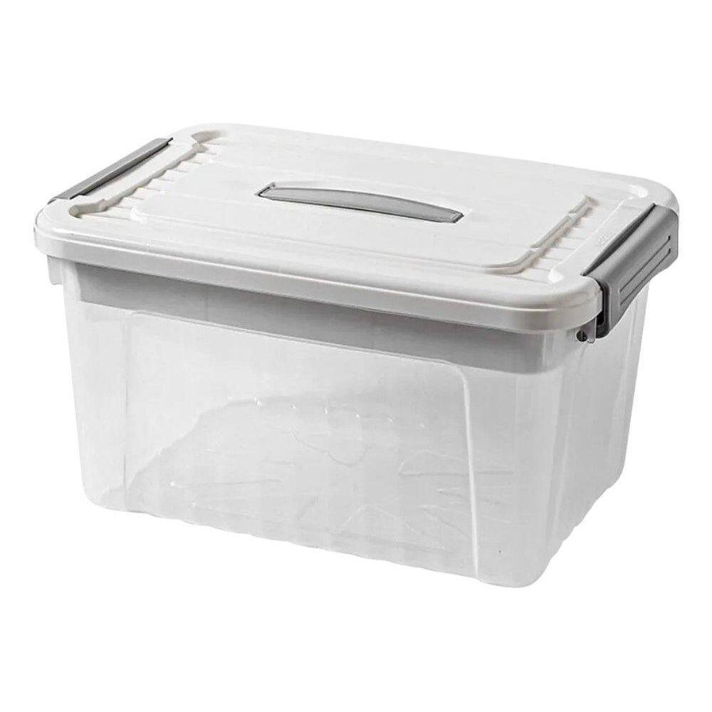 Cesto Multiuso Com Tampa 20 Litros - Branca