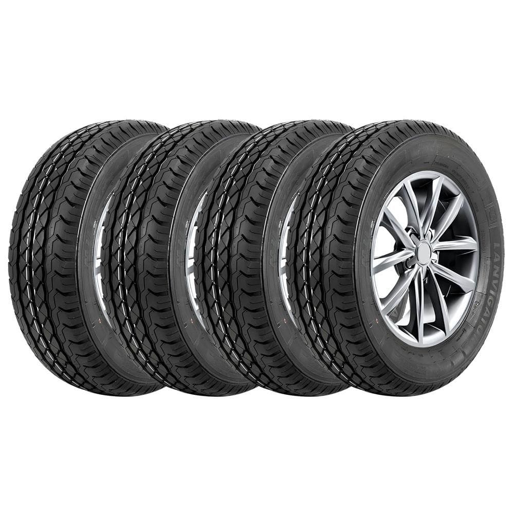 KIT 4 Pneus Lanvigator Mile Max 205/75R16C Aro 16C 110/108R 8 Lonas