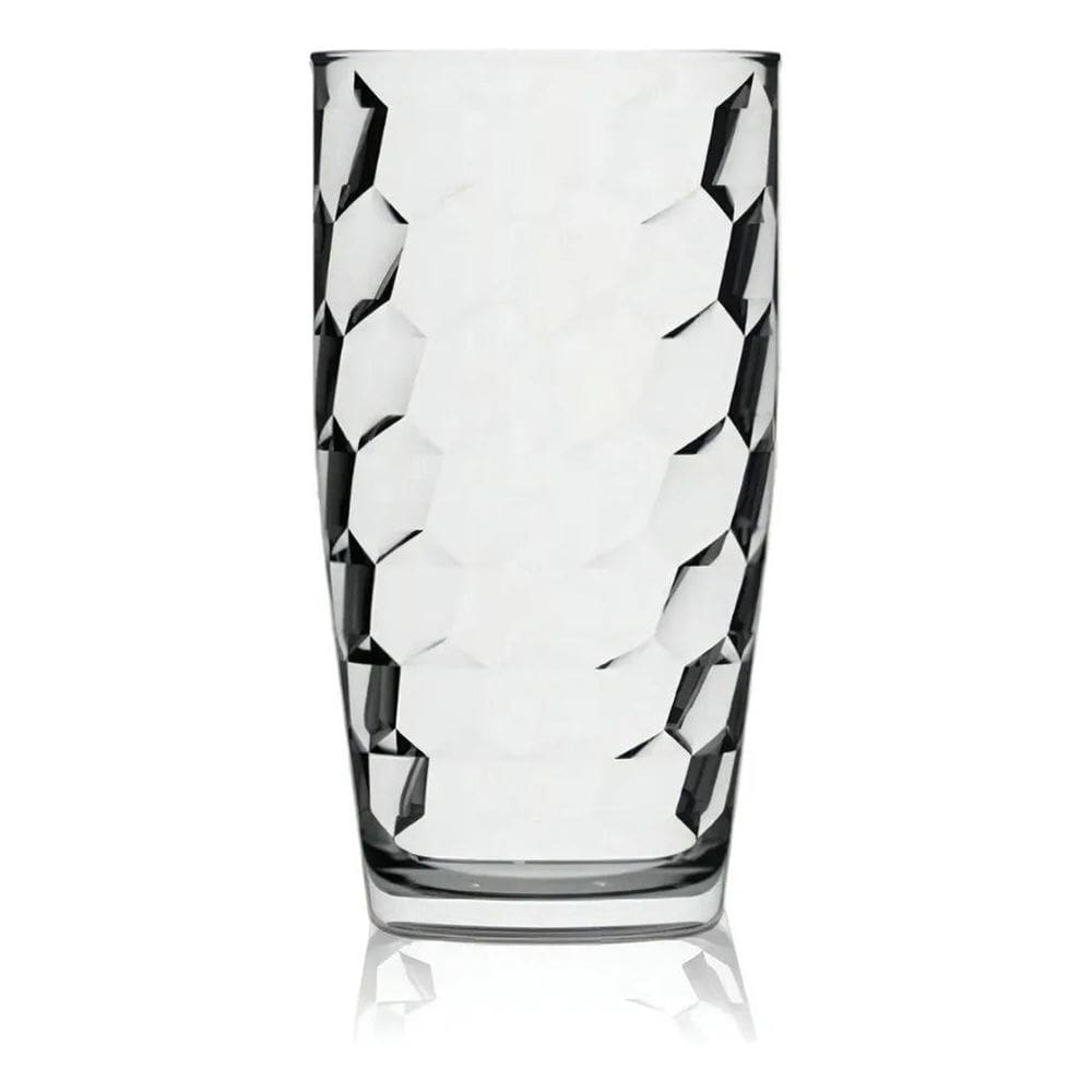 10X Conjunto De 6 Copos De Vidro Nadir 300Ml - Poema Cor Tr