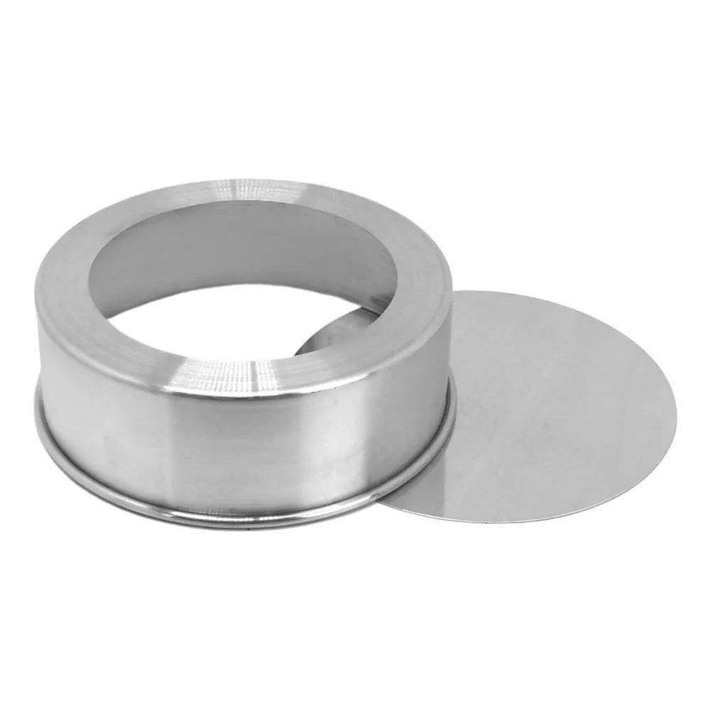 2X Forma Redonda Fundo Aluminio 20X7 Doupan Cor Alumín