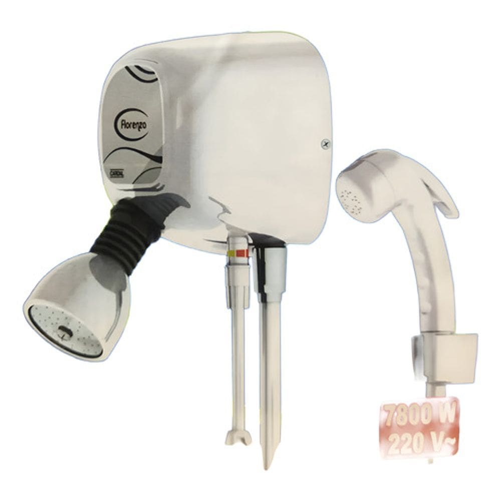 Ducha Florenza Eletronica C/haste Cardal Branca 7800w 220v