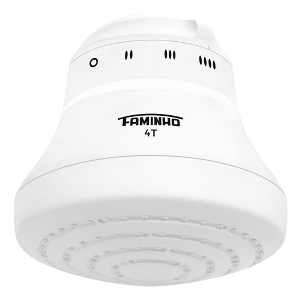 Chuveiro Elétrico Ducha Faminho 4t 6800w 220v Baixa Pressão Cor Branco Potência 6800 W