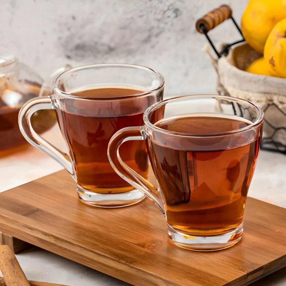 Conjunto 3 Caneca De Vidro Murlin 265Ml