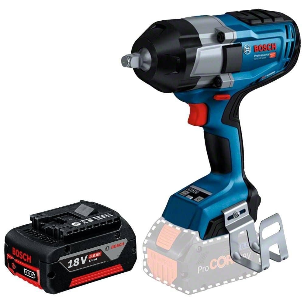 Chave de Impacto 18V 1/2 POL 1000 NM Brushless com Bateria BOSCH