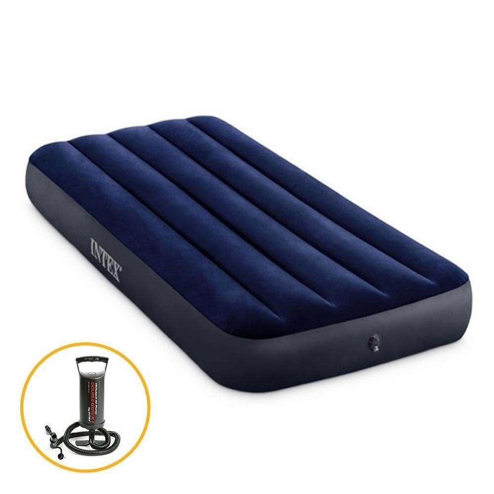 Colchão Inflável Dura Beam Solteiro Downy Junior Com Bomba Intex