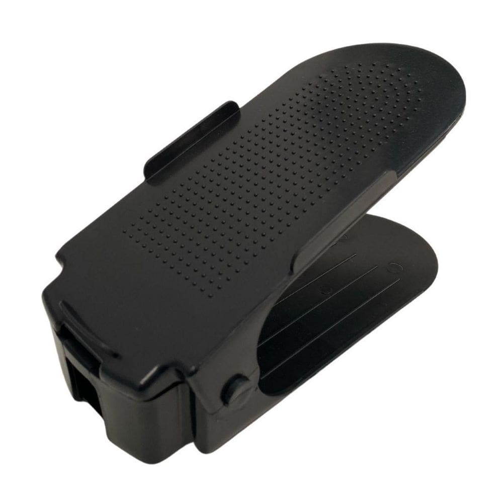 Kit Organizadores De Sapato E Tênis Com Regulagem Preto