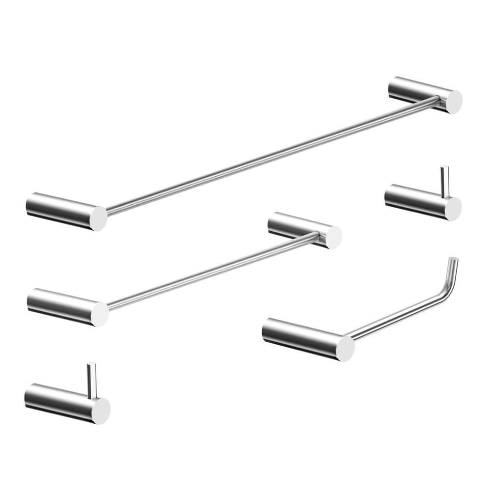 Kit Acessórios Banheiro 5 Peças Alto Brilho Orion 2070Or