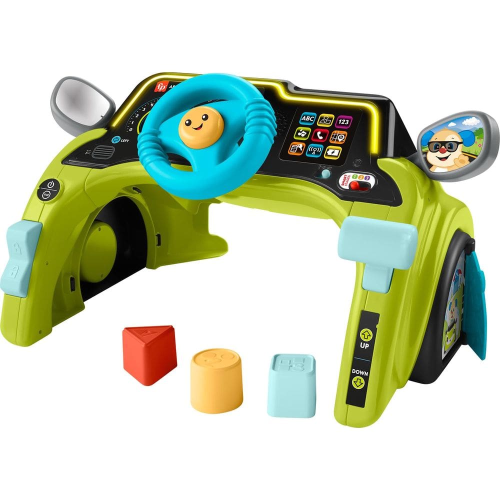 Brinquedo didático Fisher-Price Laugh & Learn Sit & Steer Driver