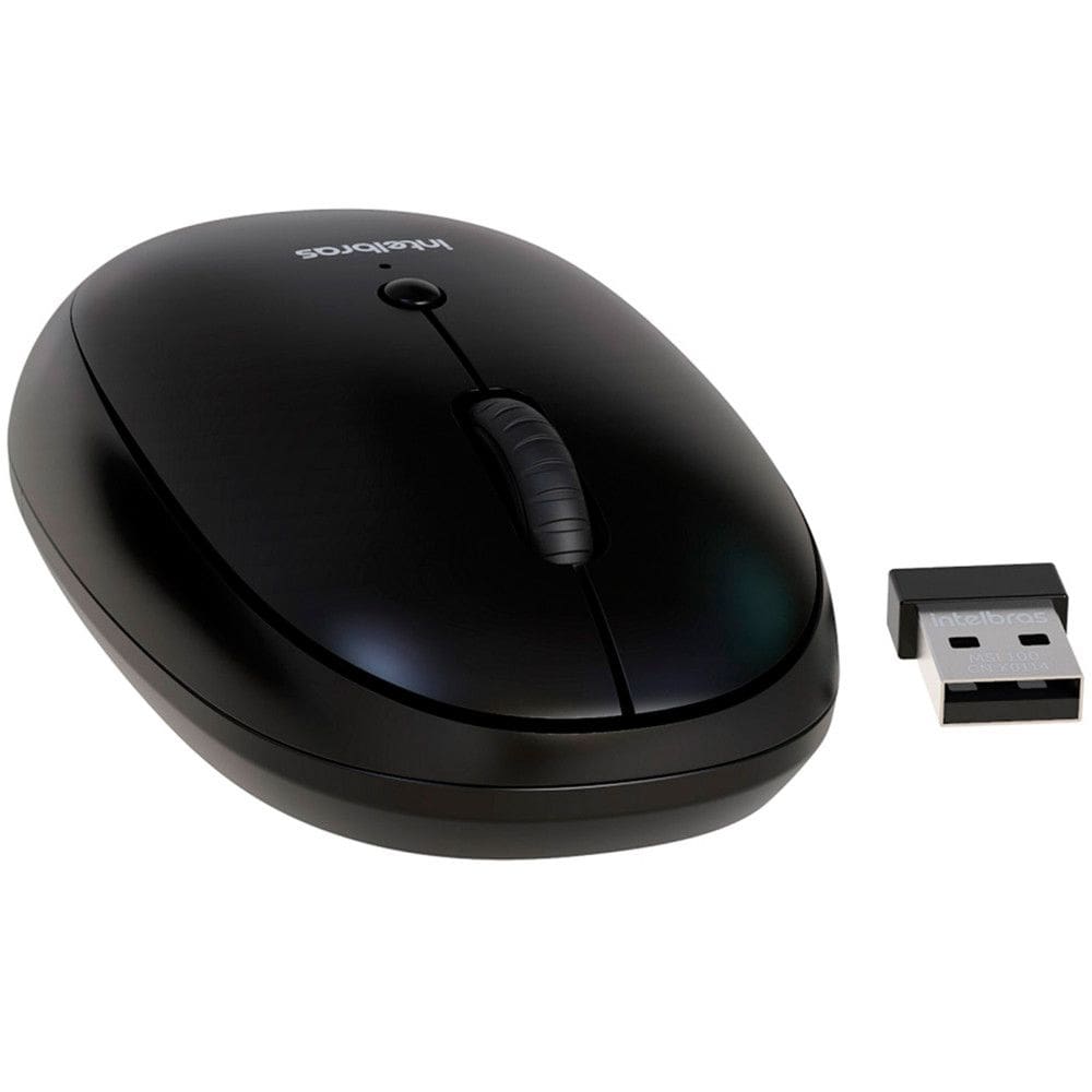 Mouse sem Fio MSI100 2400DPI 5 Botoes Ambidestro Intelbras