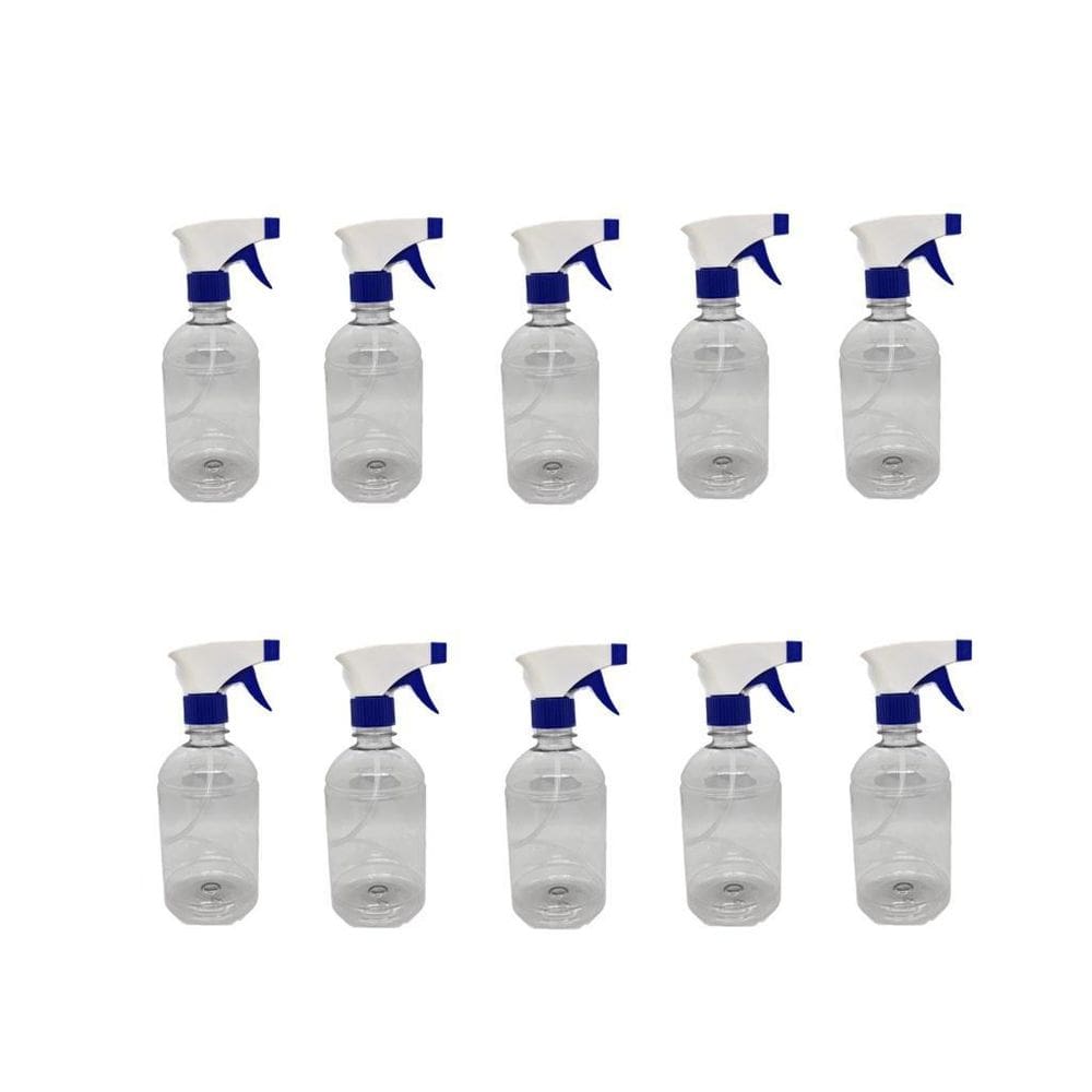 Kit 10 Pulverizador Plastico 500Ml Gtl Azul/Branco