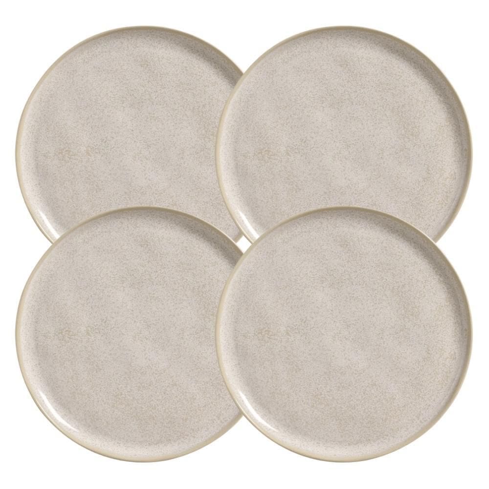 Jogo Pratos Raso Jantar 27,5Cm 4 Pçs Bio Latte Porto Brasil