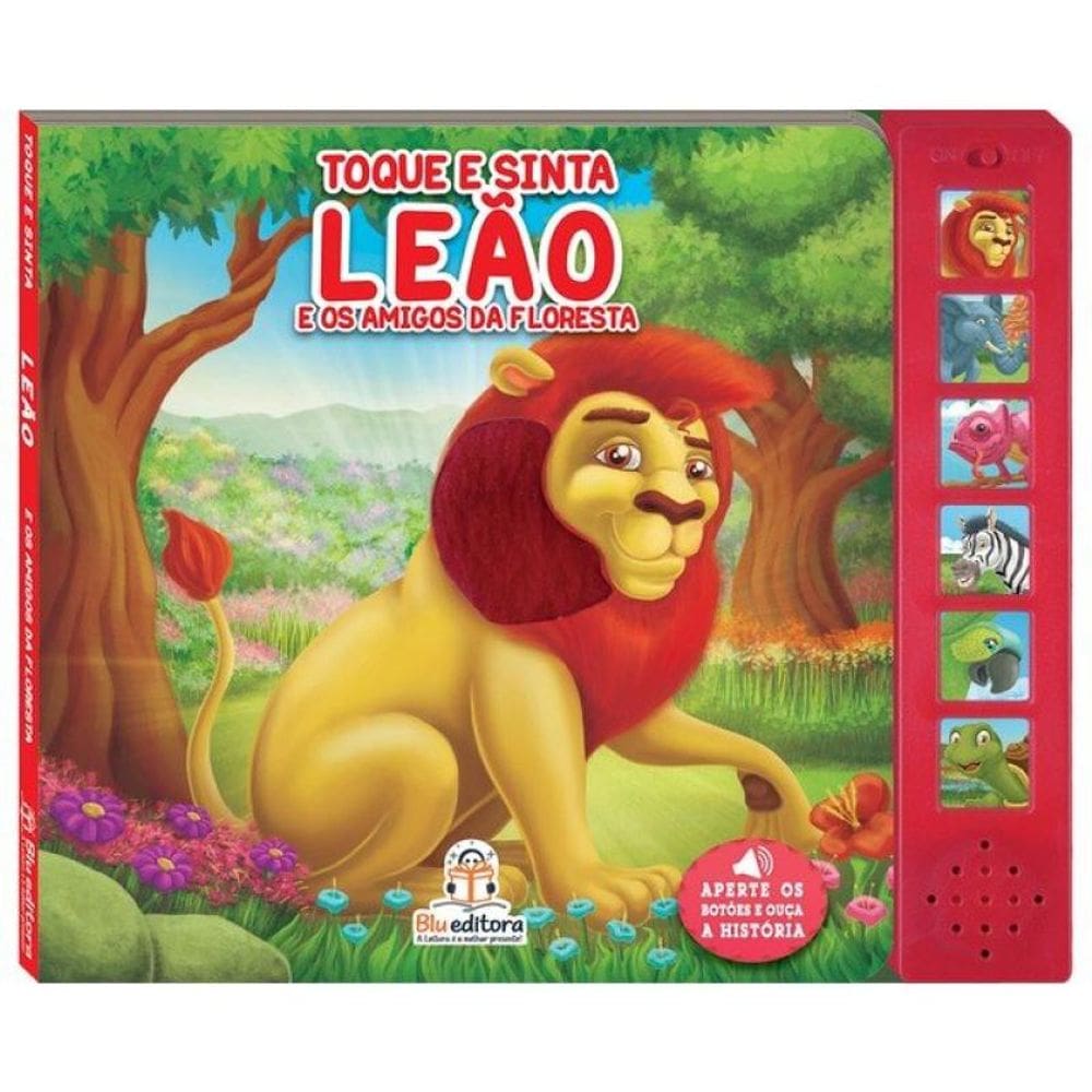 Livro Sonoro Com Toque E Sinta: Leão