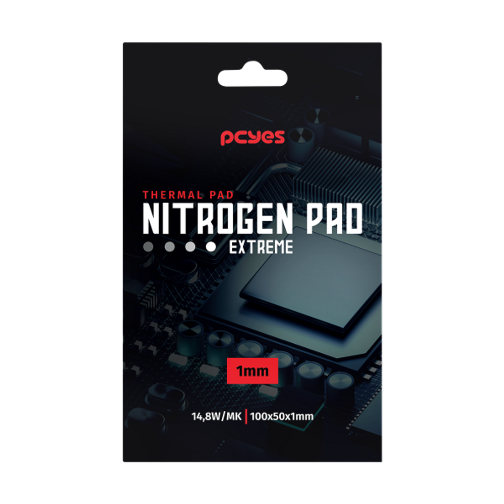 Thermal Pad Pcyes Nitrogen Pad Extreme 100x50x1,0mm 14,8W/MK