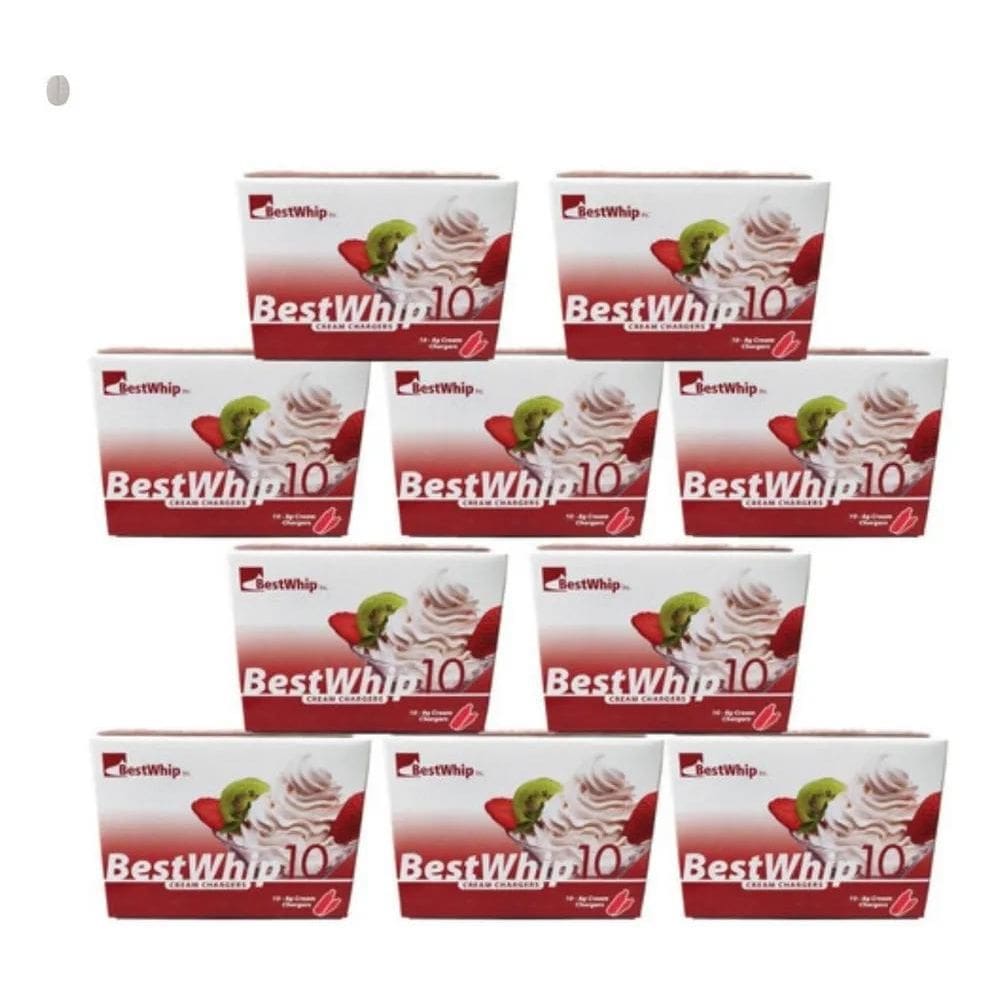 2X Cápsulas Chantily Gás Moscow Mule Kit 100 Unidades Sifão