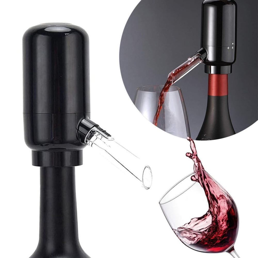 Aerador Vinho Elétrico Decanter Dispenser Automático Bomba