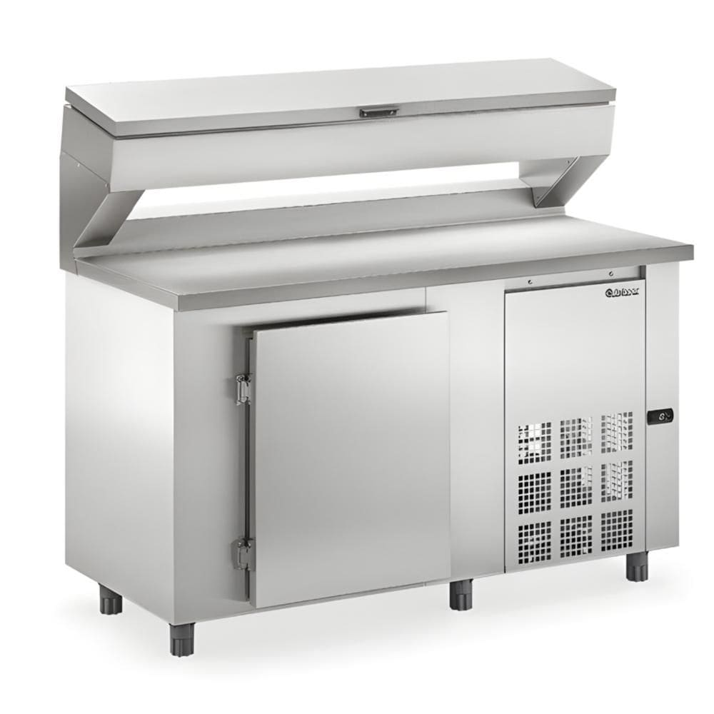 Balcao Refrigerado Condimentador Gbpz-150t 1,50M 556L Inox 220V - Gelopar