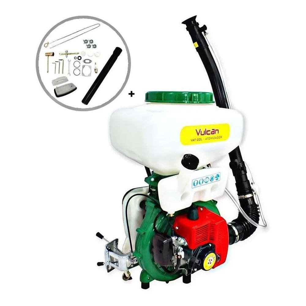 Atomizador Costal 2T 20 Litros Vulcan Vat20L Alta Potencia