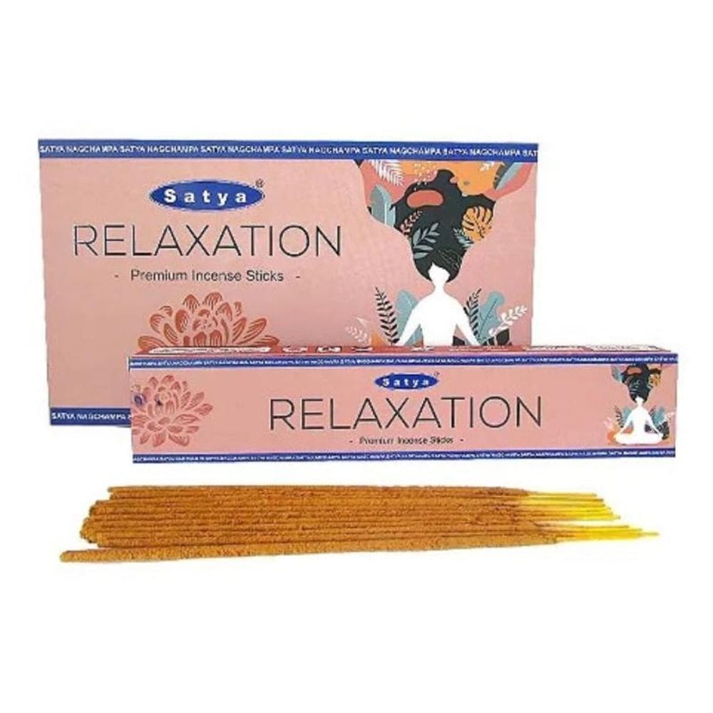 Incenso Meditação Relaxation Premium Satya 12Cxs 12 Var