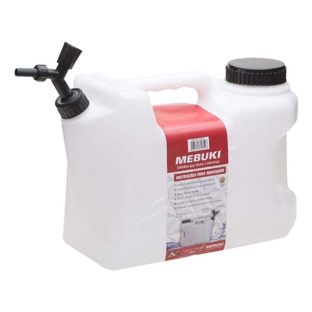 Reservatório Galão De Água Com Torneira 10 Litros Portátil