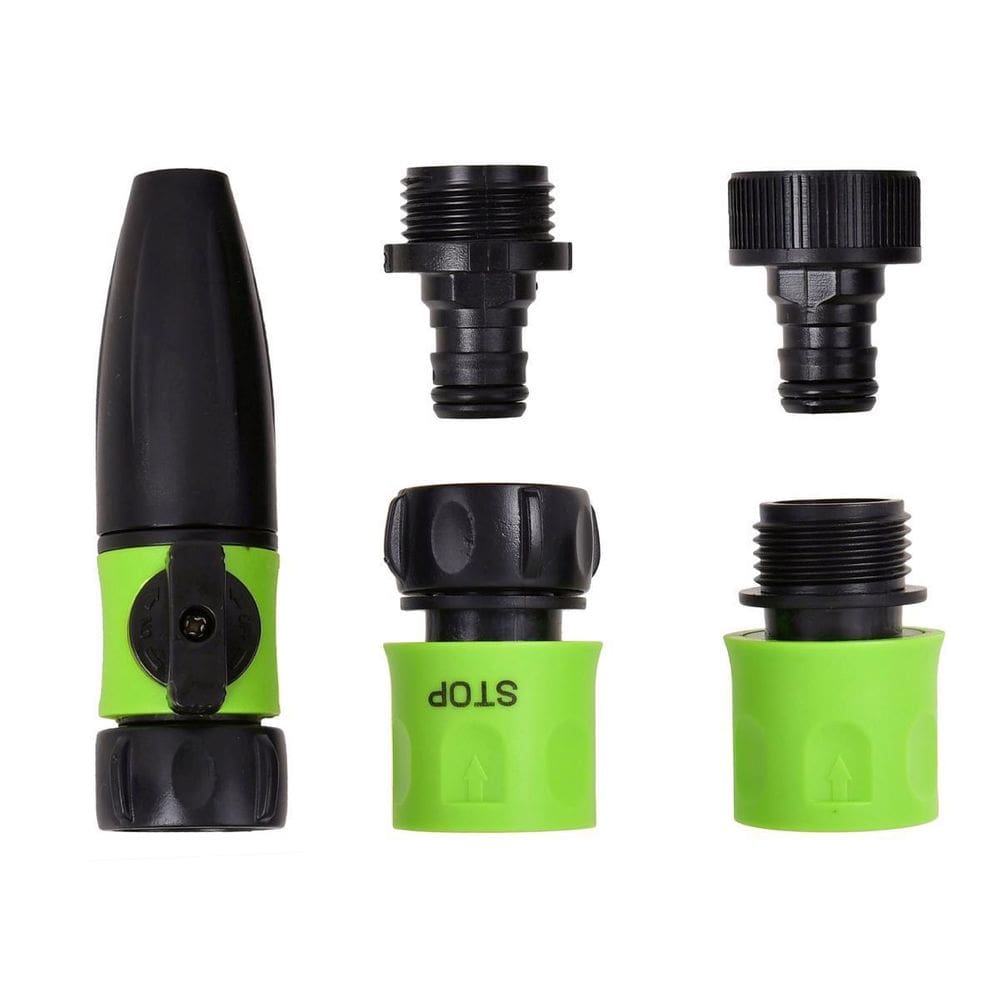 Conjunto Mangueira 5 Peças Esguicho Conectores Yardsmith