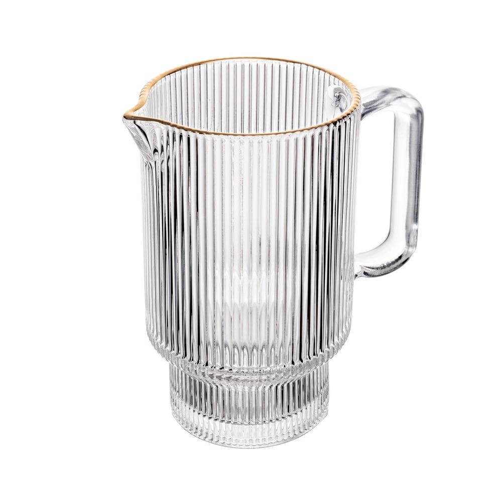 Jarra de Cristal C/Fio de Ouro Lines 900ml Wolff