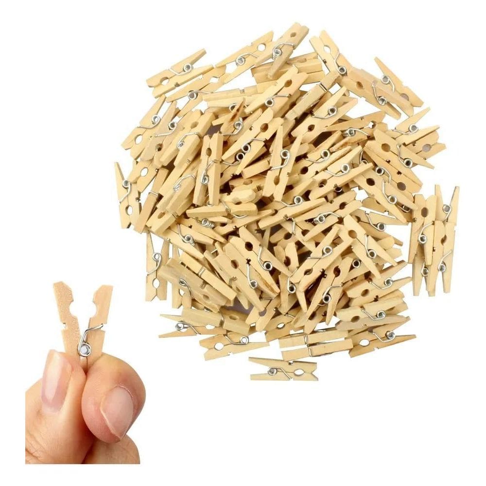 3X Mini Pregador Prendedor Colorido Fotos 50 Und Escolha A C