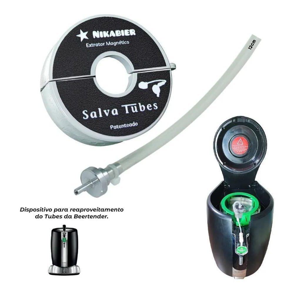 3X Kit Salva Tubes Nikabier - Chopeira Heineken Beertender