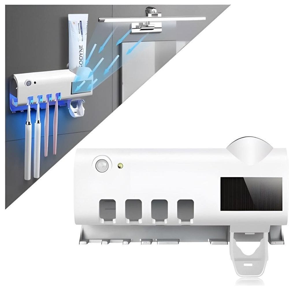 Porta Escova Automática Com Dispenser De Pasta Novidade 2025