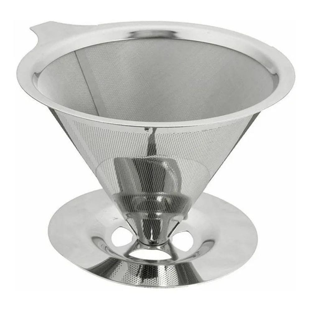 Coador De Café Pour Over Inox Tam. 102 - Não Precisa Filtro