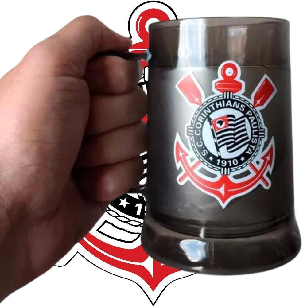 Copo Térmico Corinthians Oficial Ideal Chopp E Cerveja