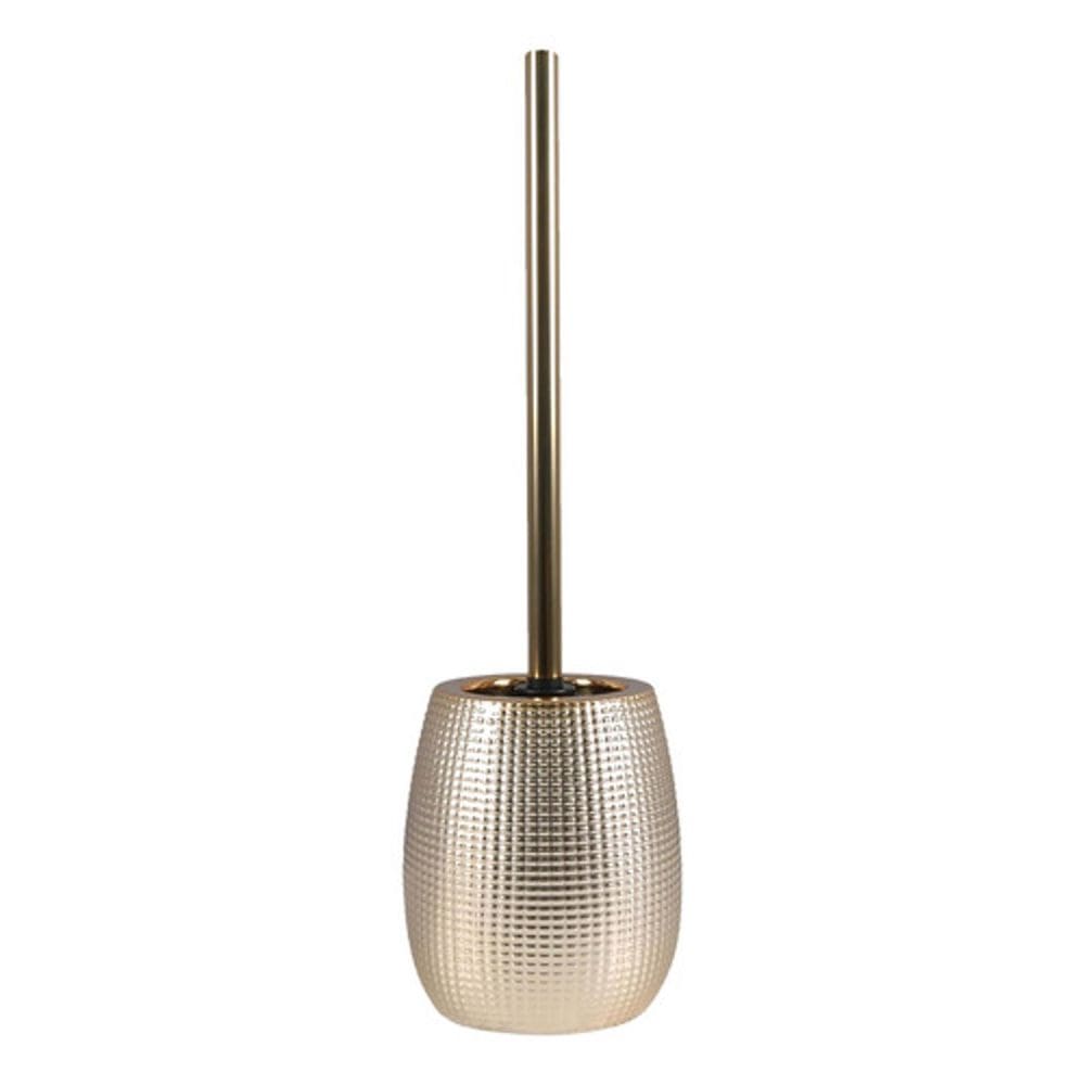 Escova Sanitaria De Ceramica Ouro Dourado 44X10X10 Cm
