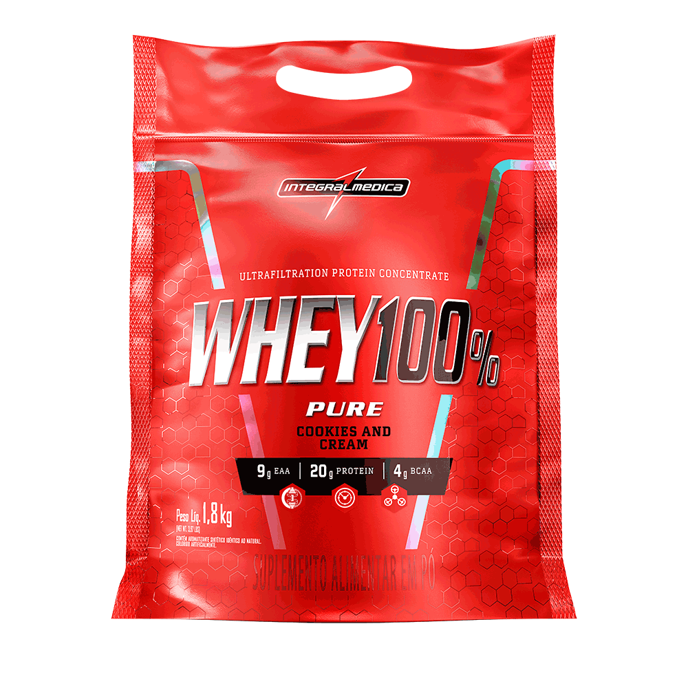 Whey 100% Pure 1,8kg Pouch Integralmedica